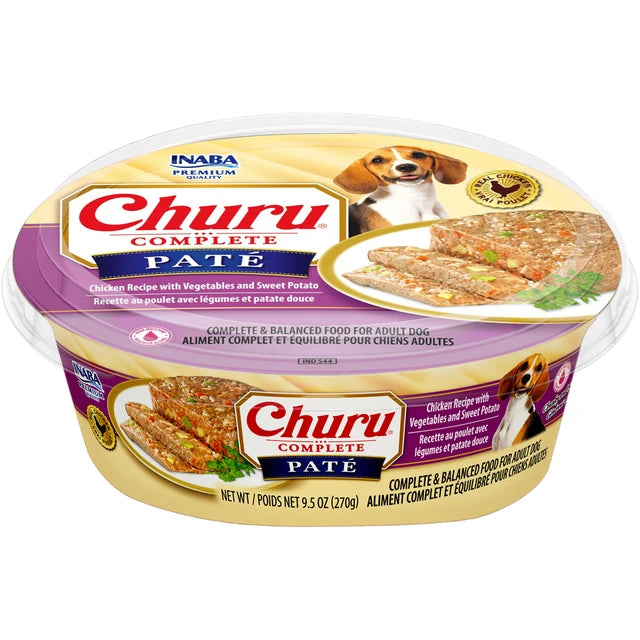 Inaba Churu Dog Food Pate Chicken Potato 9.5 oz