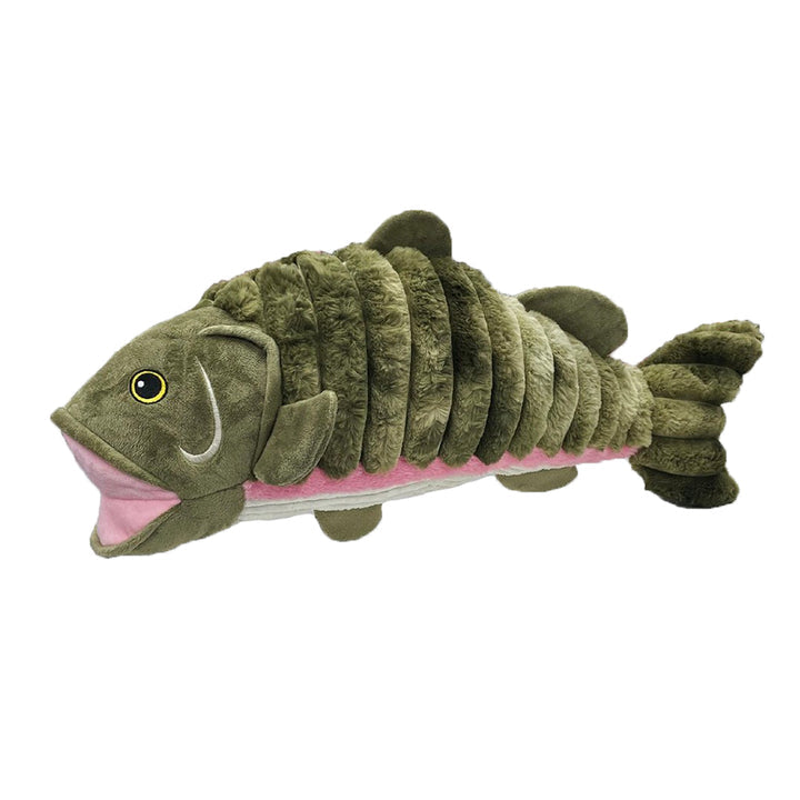 Petlou Plush Dog Toy Farm Friends Salmon 26in