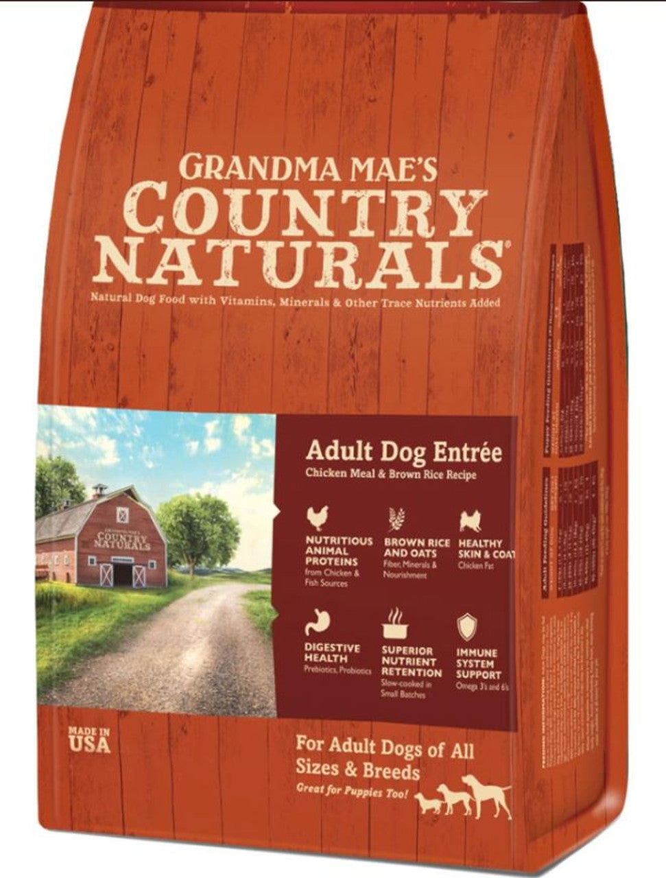Grandma Mae's Country Naturals Sensitive Stomach Adult Dry Dog Food 14oz