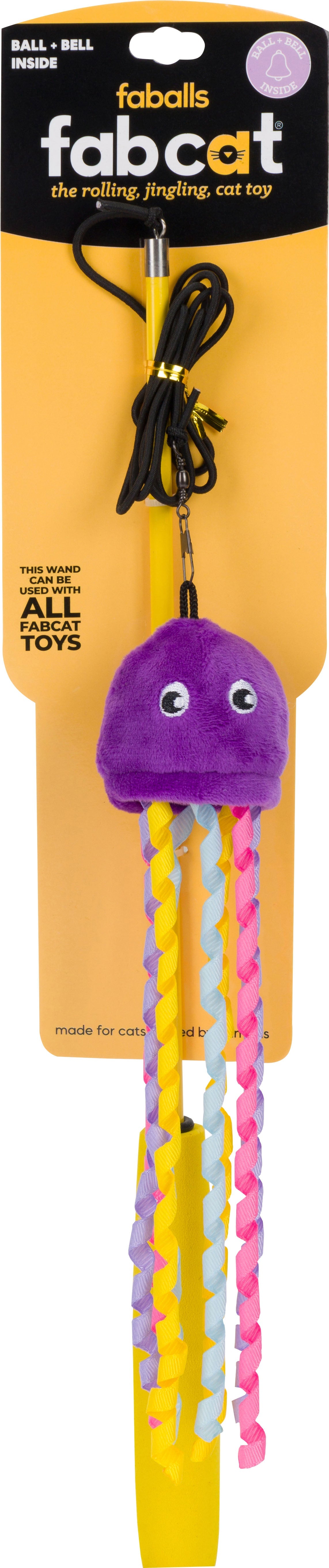 Fabcat Cat Toy Jellyfish Teaser For Cats