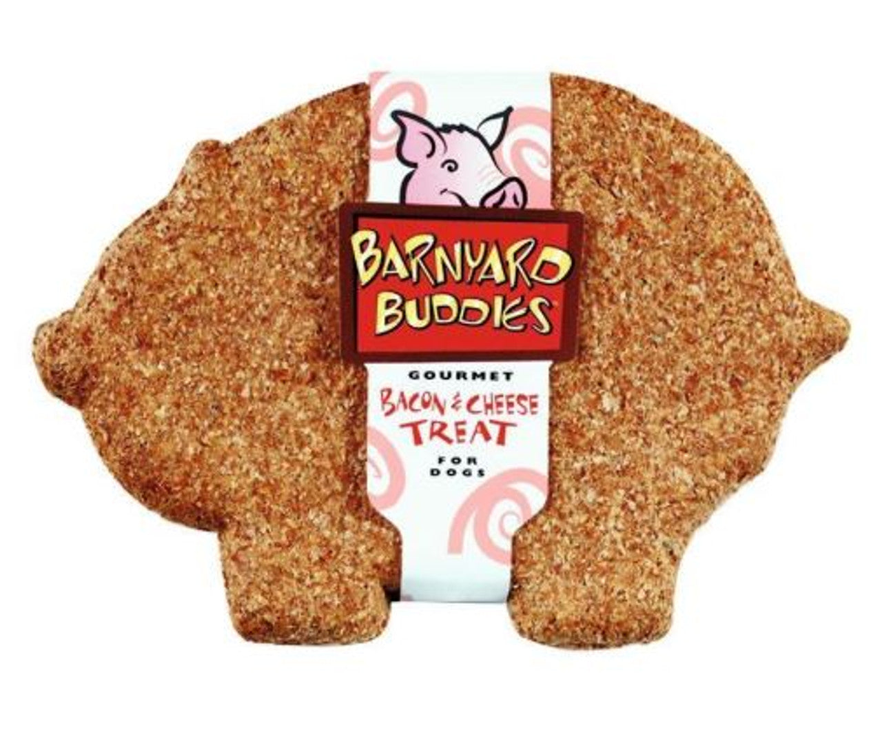 Nature's Animals Barnyard Buddies Bacon/Cheese Flavor Pig Biscuit Single