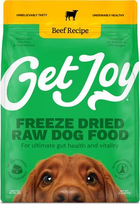 Get Joy Beef Recipe Freeze-Dried Raw Dog Food 32 oz bag