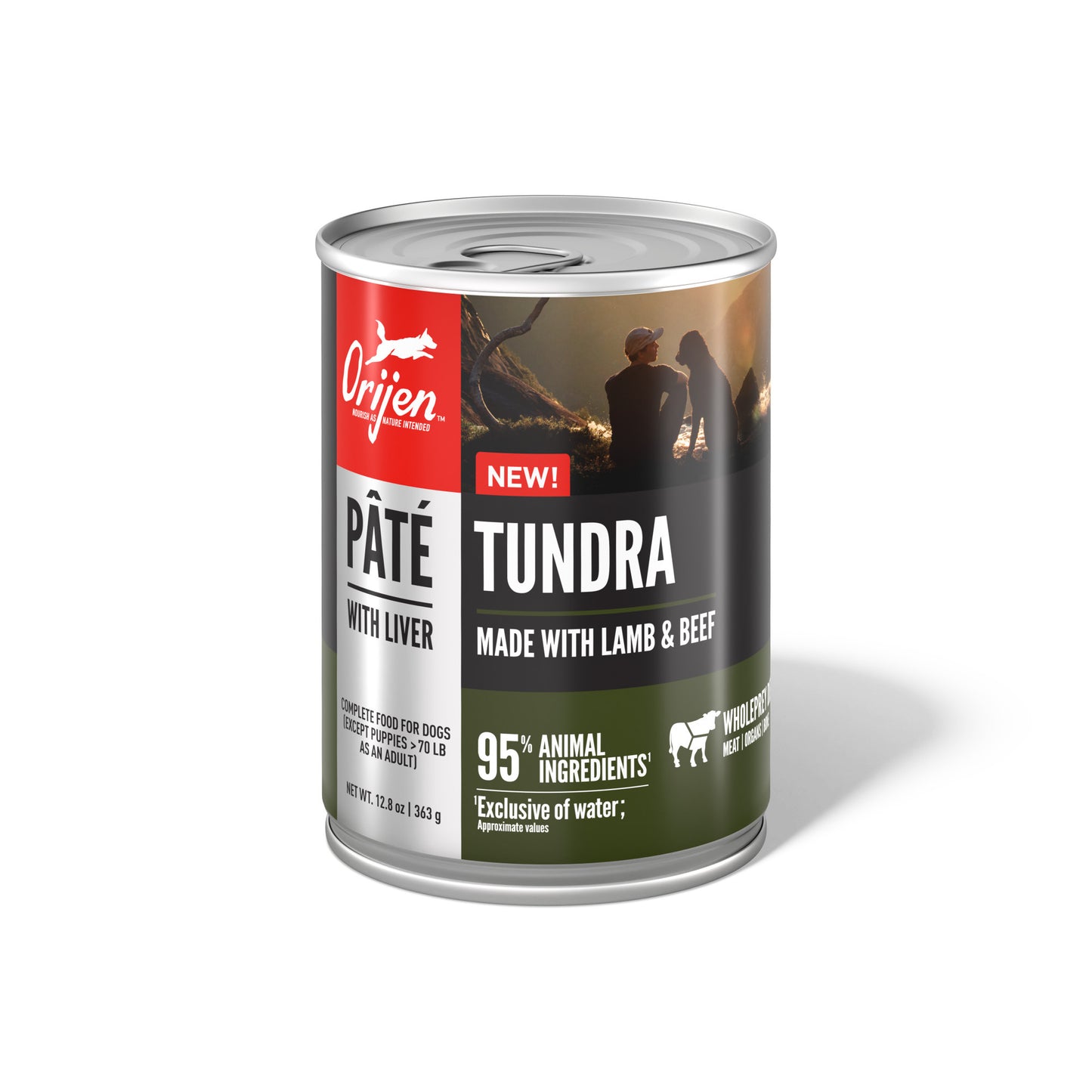 ORIJEN Pate Wet Dog Tundra Pate with Liver 12.8oz