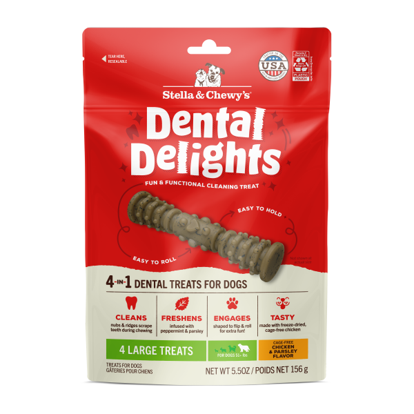 Stella&Chewys Dog Dental Delights Large 5.5oz