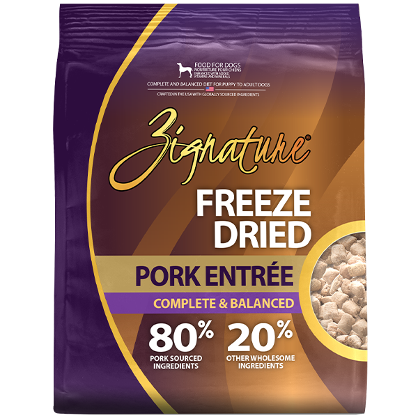 Zignature Dog Freeze Dried Pork Entrée 25oz