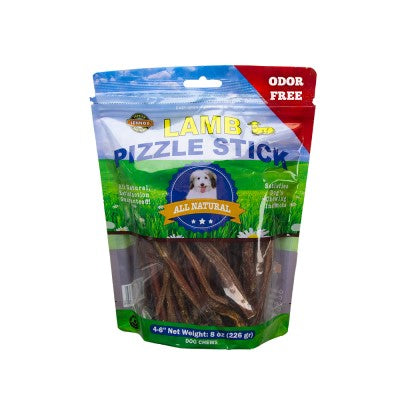 Lennox Dog Treat Pizzle Sticks Pork 8oz 4-6in Lamb