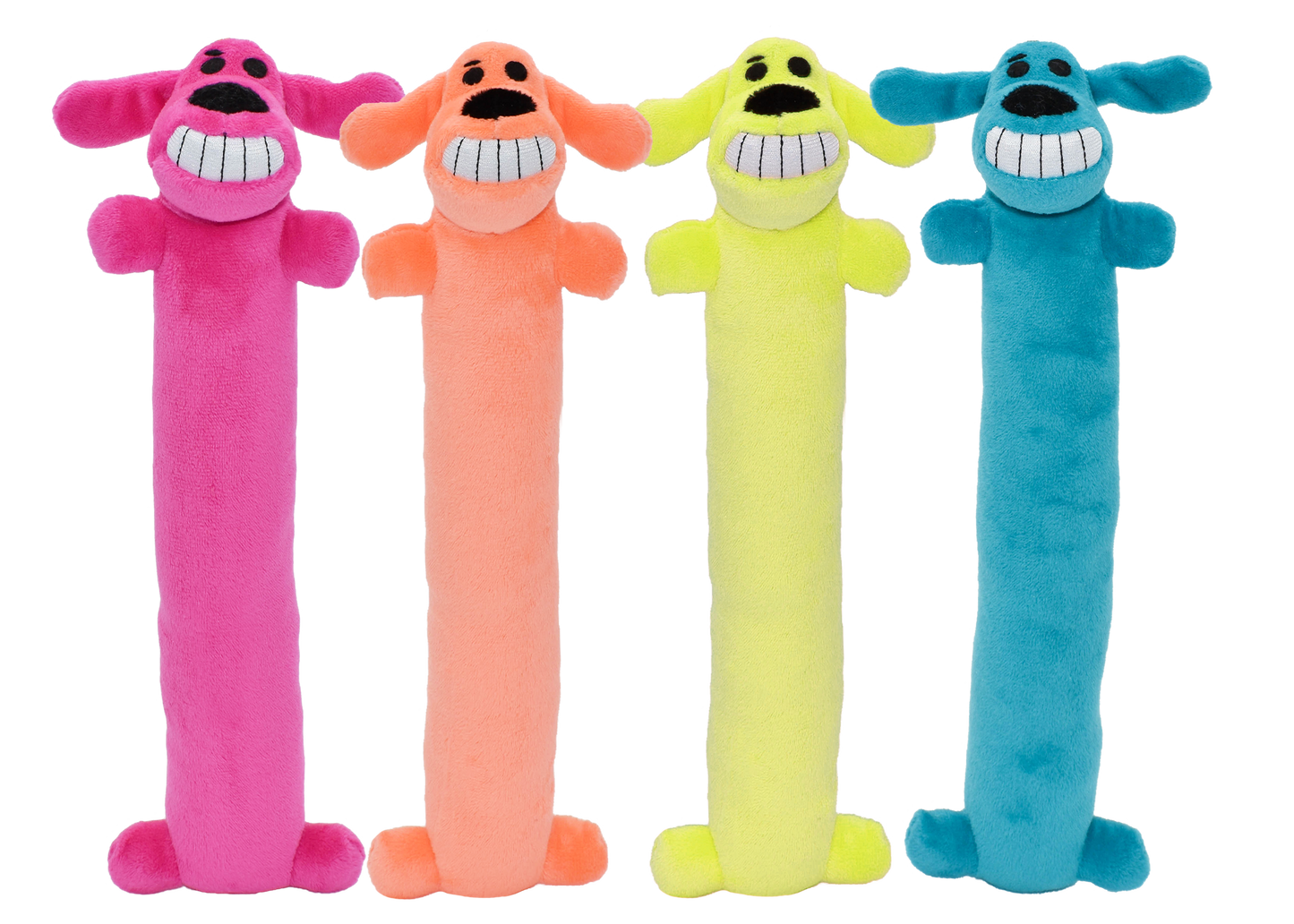Multipet Plush Dog Toy Loofa Dog, The Original 12in Assorted