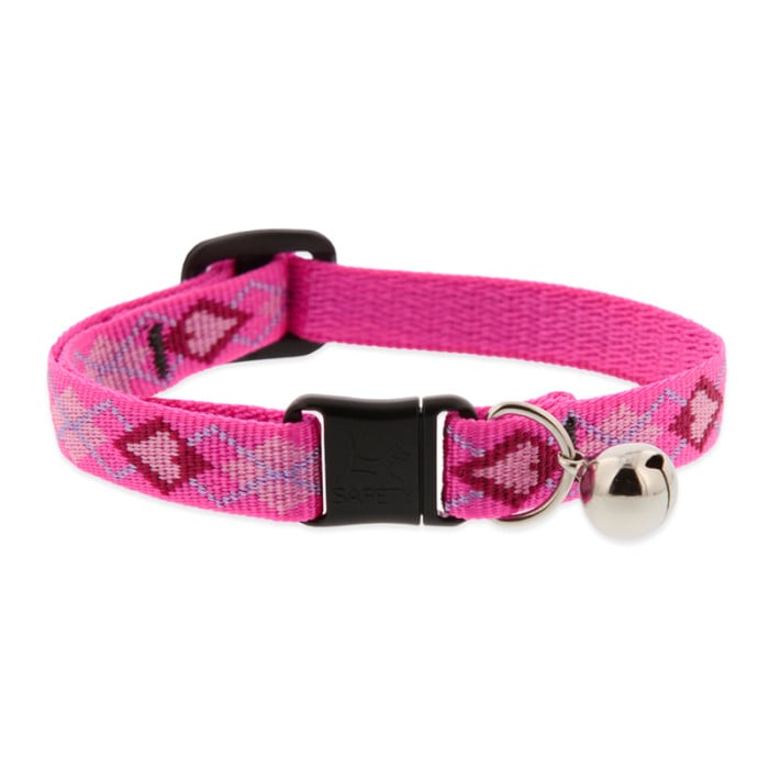 Lupine Pet Cat 1/2 In Wide 8-12 In Breakaway Safety Collar With Bell Original Designs Puppy Love