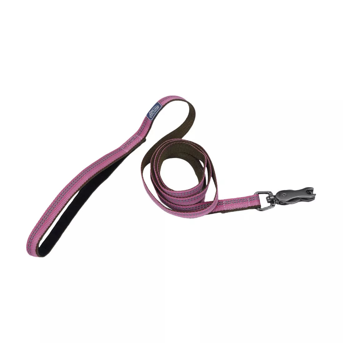 Coastal K9 Explorer 6ft Long 5/8in Reflective Dog Leash with Scissor Snap Rosebud