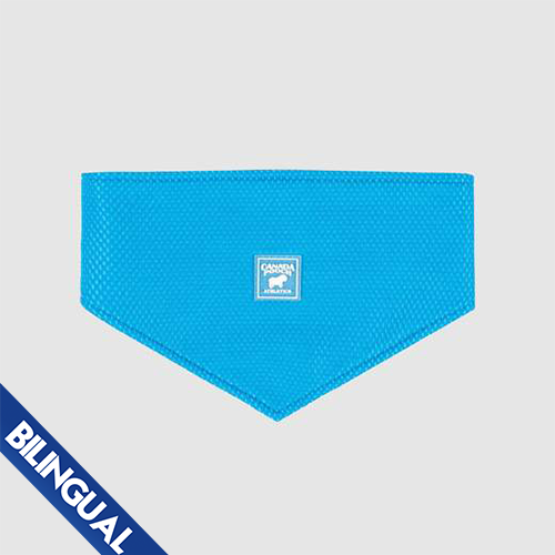 Canada Pooch Chill Seeker Cooling Bandana Blue Size Large