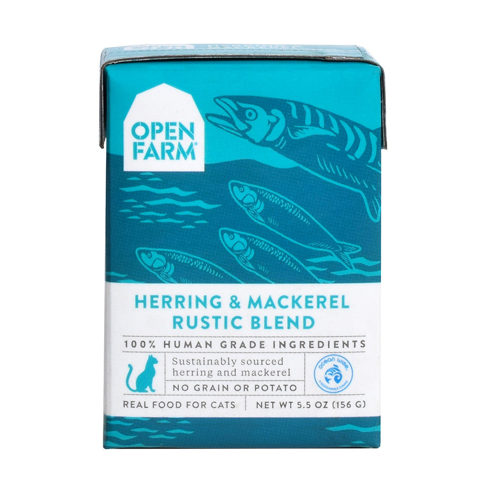 Open Farm Herring & Mackerel Rustic Blend For Cats 5.5oz Tetra