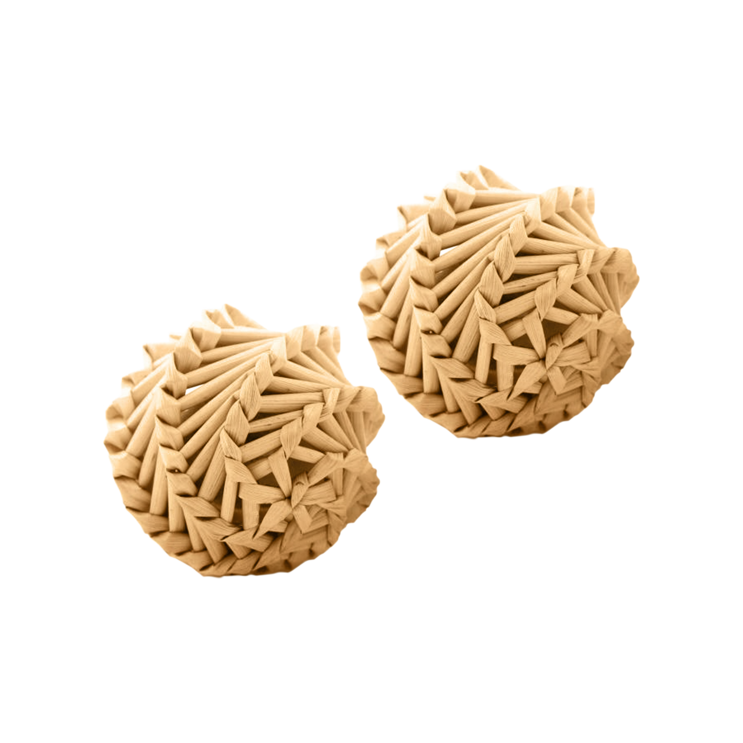 Kong Cat Toy Naturals Straw Ball 2-pk