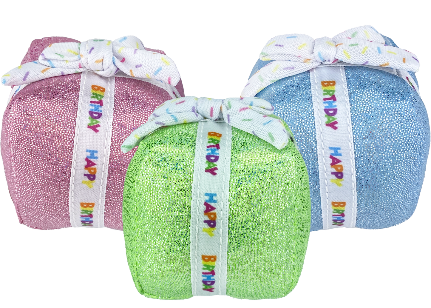 Multipet Cat Toy Birthday Present 2.25in Assorted