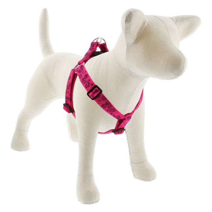 Lupine Pet Dog 1 In Wide 24-38 In Step In Harness Original Designs Plum Blossom