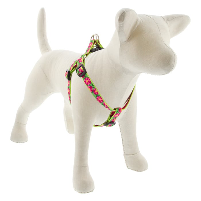 Lupine Pet Dog 3/4 In Wide 15-21 In Step In Harness Original Designs Petunias