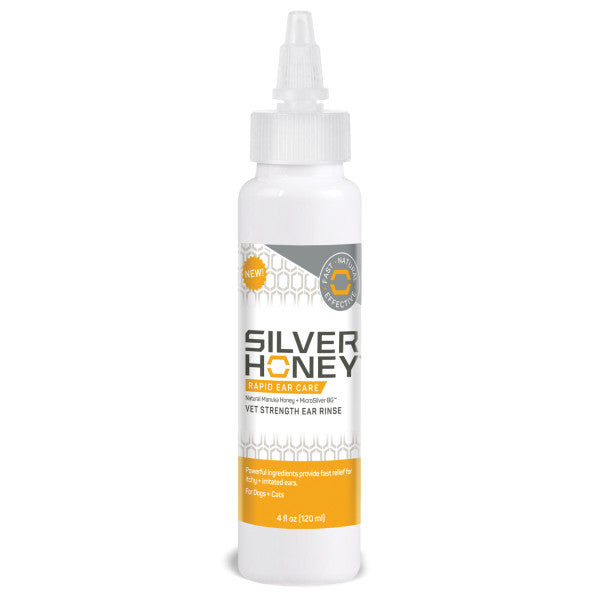 Silver Honey Rapid Ear Care Pet Ear Rinse 4 oz