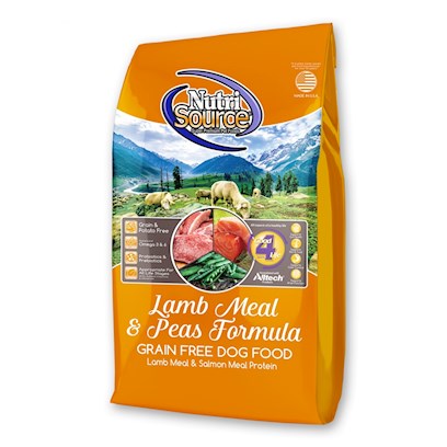 NutriSource Grain-Free Lamb Meal & Peas Formula Dry Dog Food 12 lb