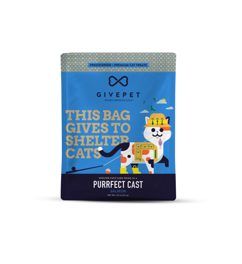 Give Pet Purrfect Cast Freeze Dried Cat Treats - 1.25oz