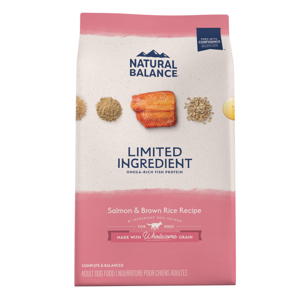 Natural Balance Pet Foods L.I.D Dry Dog Food Salmon Brown Rice 24 lb