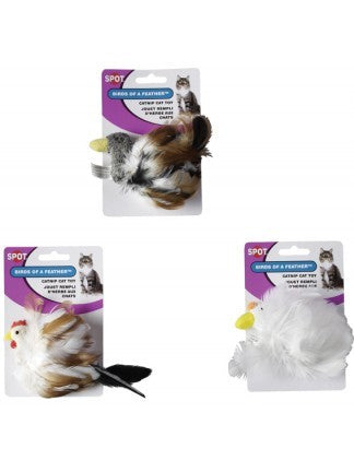 Spot Ethical Pet Cat Toy Birds Of A Feather Assorted