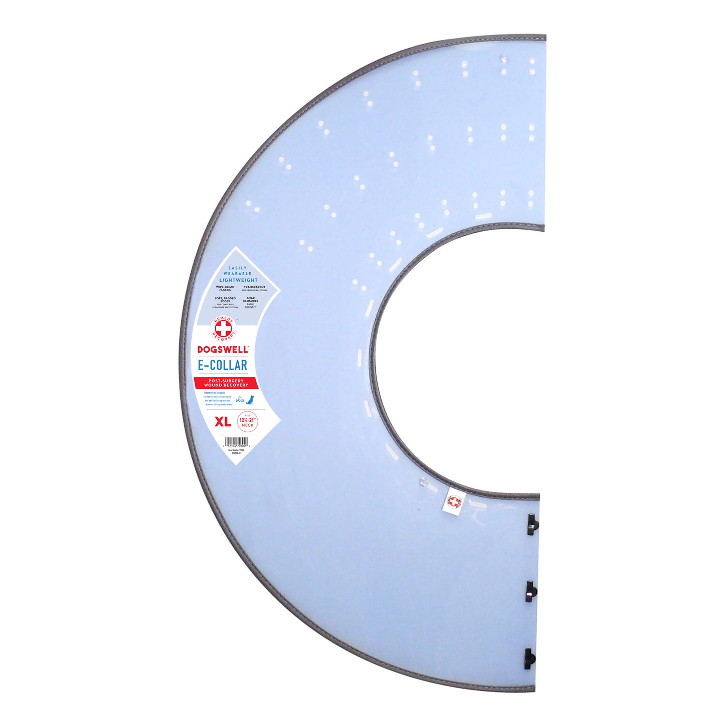 Dogswell Remedy + Recovery Pet First Aid, Rigid E-collars, X-Large