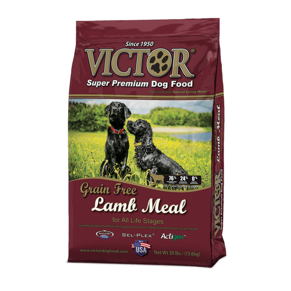 VICTOR Select - Grain Free Lamb Meal & Sweet Potato Recipe, Dry Dog Food, 30lb