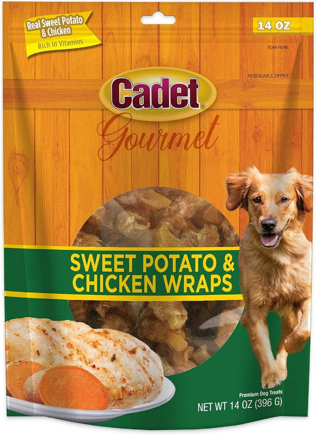 Cadet Gourmet Sweet Potato and Chicken Wraps for Dogs 14oz