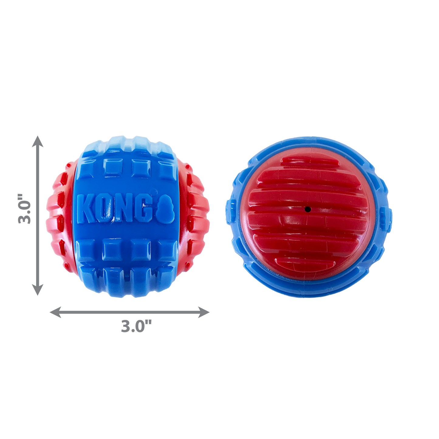 Kong Dog Toy CoreStrength Rattlez Ball Large