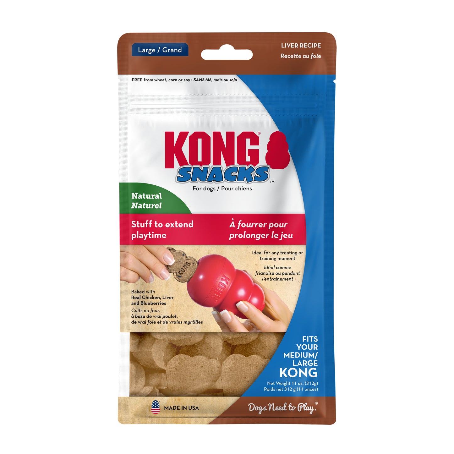Kong Dog Treat Easy Treat Peanut Butter 8oz