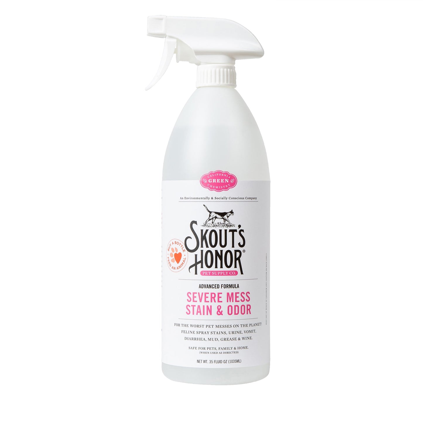 Skout's Honor Cat Stain & Odor Severe Mess Advanced Formula 35oz