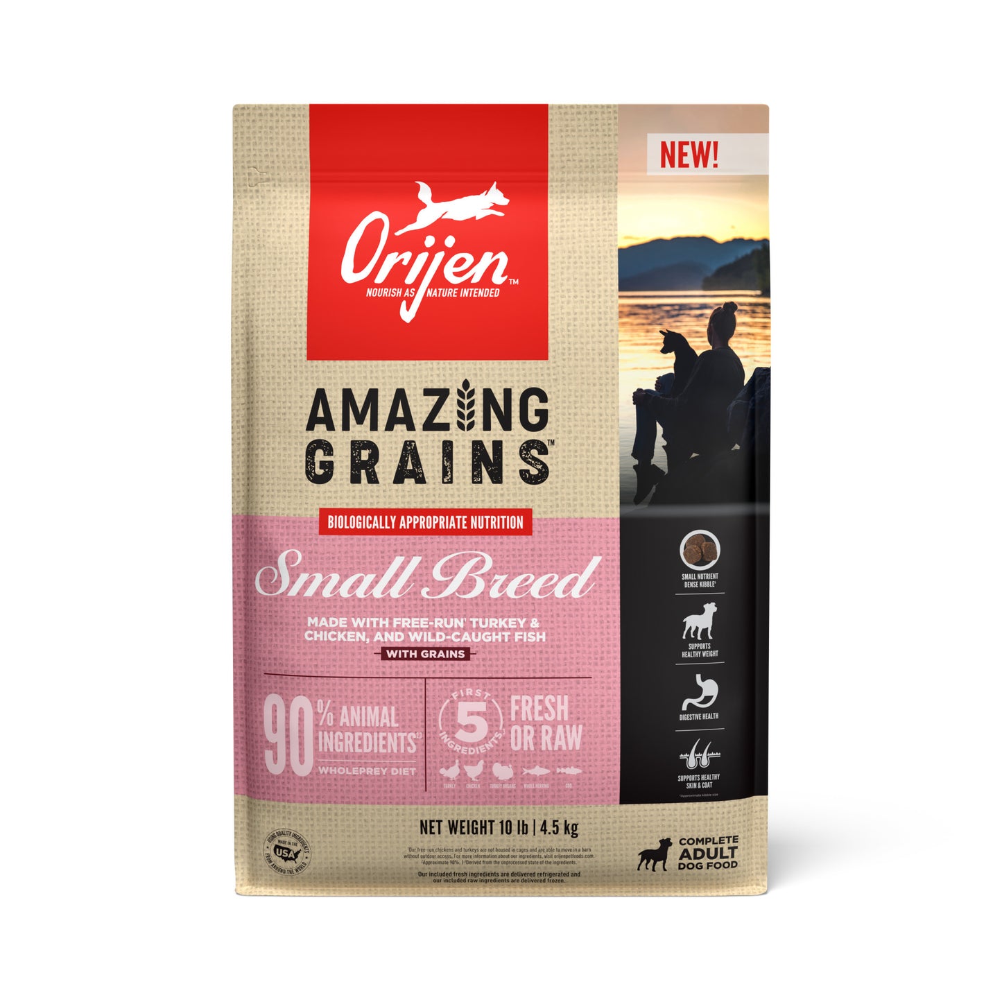 ORIJEN Amazing Grains Small Breed 10LB