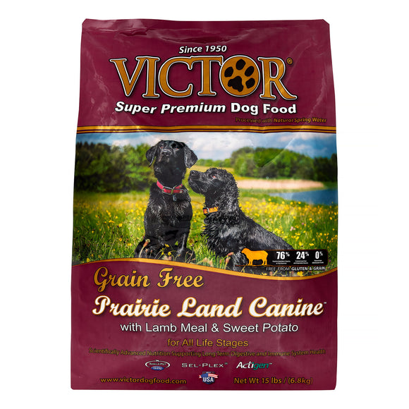 Victor Grain-Free Prairie Land Lamb Dry Dog Food, 5 lb