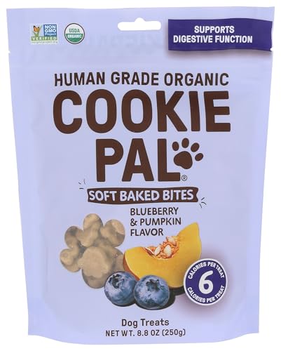 Cookie Pal Organic Blueberry & Pumpkin Soft Baked Dog Treats, 8.8oz