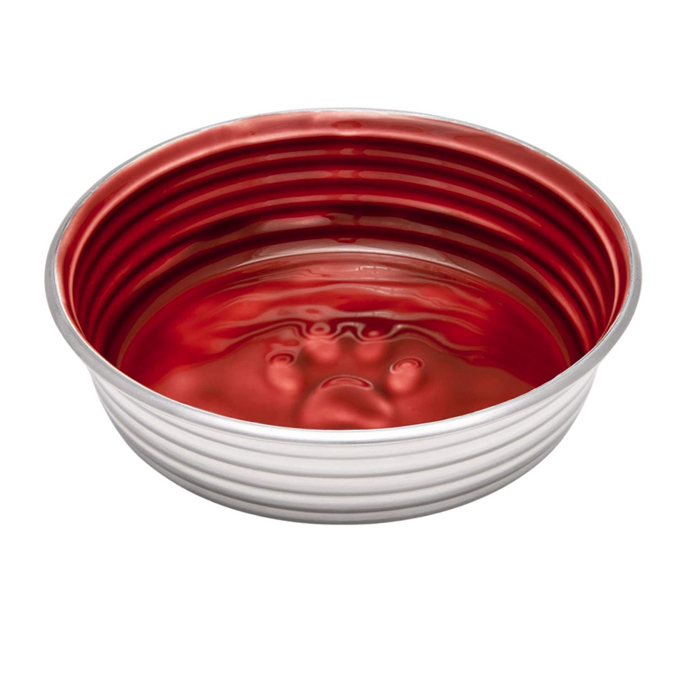 Loving Pets Le Bol Dog Food and Water Bowl Red eXtra Small