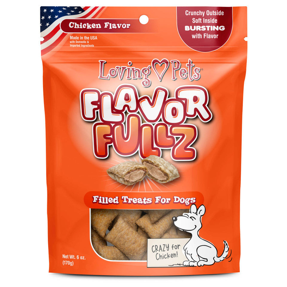Loving Pets Flavorfullz Dog Treats 6oz Chicken