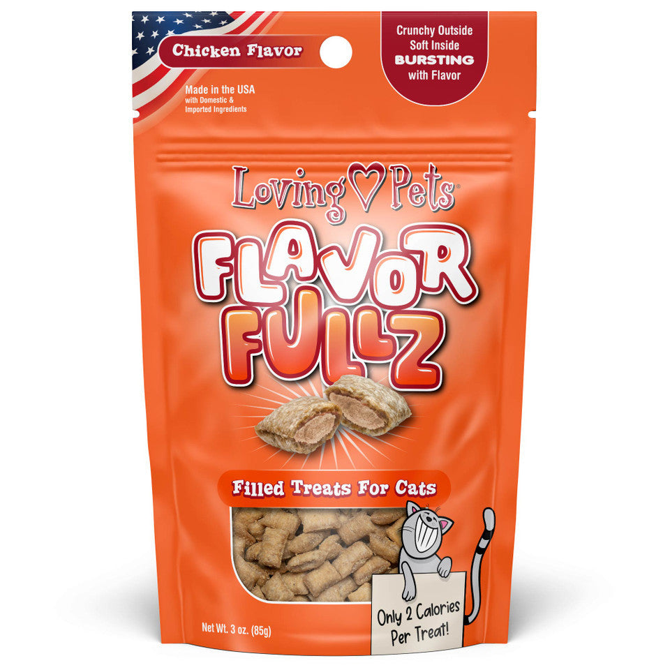 Loving Pets Flavorfullz Cat Treats 3oz Chicken