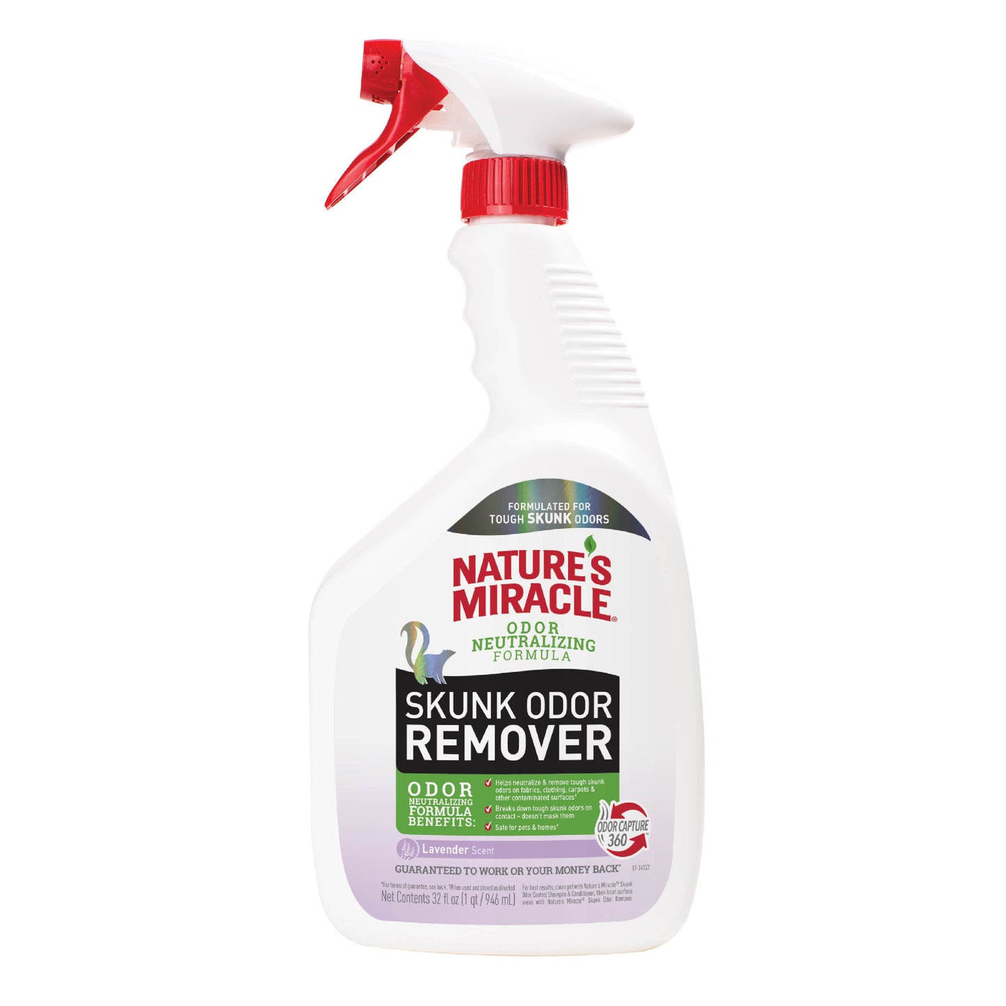 Nature's Miracle Skunk Odor Remover Lavender Scent 32 oz