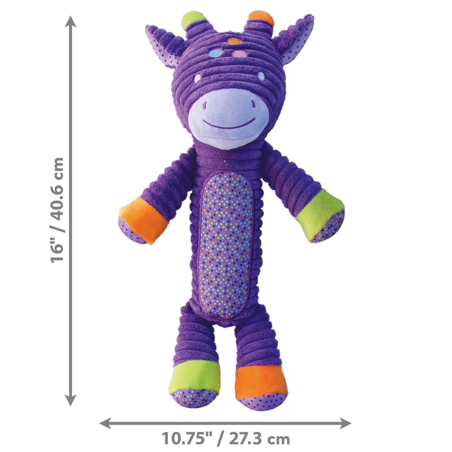 Kong Dog Toy Patches Adorables Giraffe Large