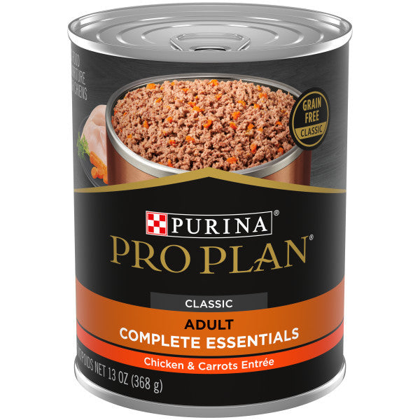 Purina Pro Plan Grain Free Classic Chicken & Carrots Canned Dog Food 13oz