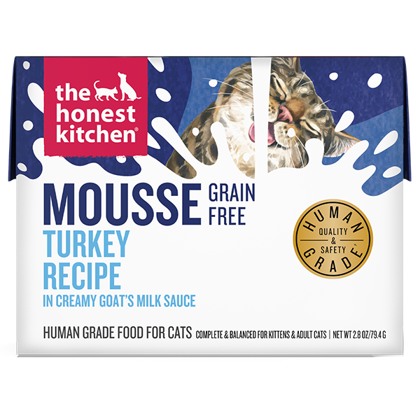 The Honest Kitchen Cat Mousse Grain Free Turkey in Goat Milk 2.8oz