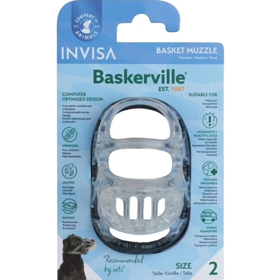 Baskerville INVISA Basket Dog Muzzle Size 2