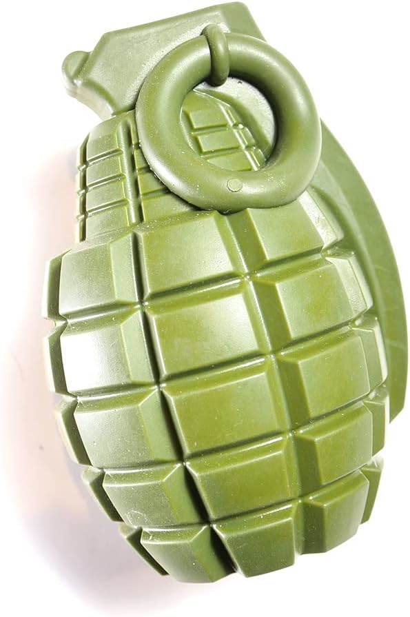 O.G.B. Operation Good Boy Durable Grenade Dog Toy, Stuffable