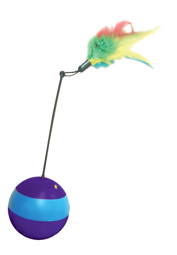 Spot Ethical Pet Cat Toy Spin About Electronic Laser Cat Toy & Treat Dispenser