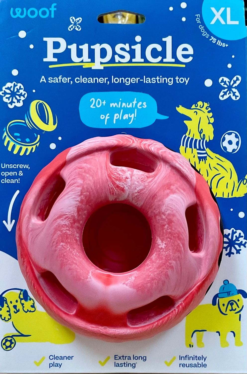 Woof Dog Holiday Pupsicle eXtra Large