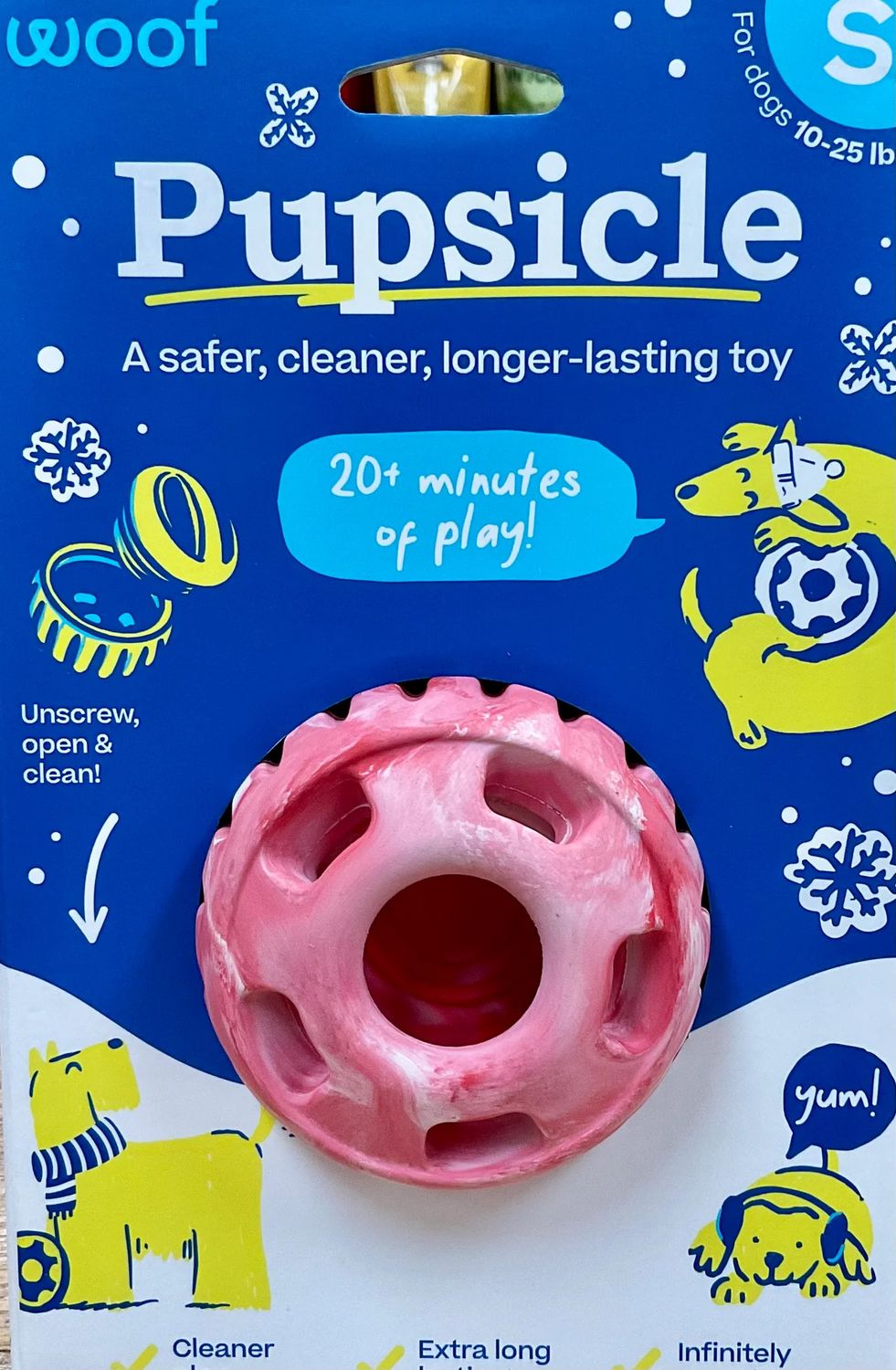 Woof Dog Holiday Pupsicle Small