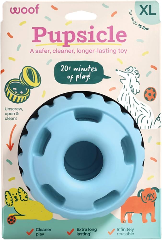 Woof Pupsicle Birthday Blue eXtra Large