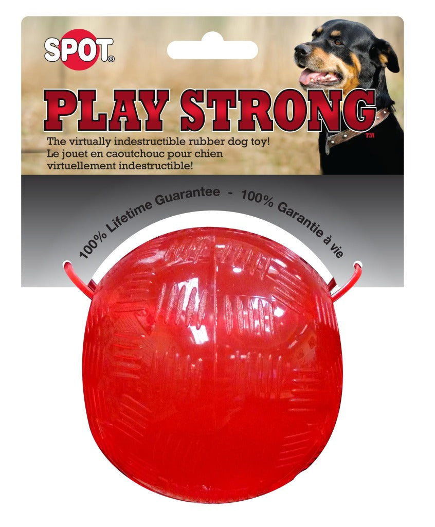 Spot Ethical Pet Dog Toy Play Strong Rubber Ball 3.75In