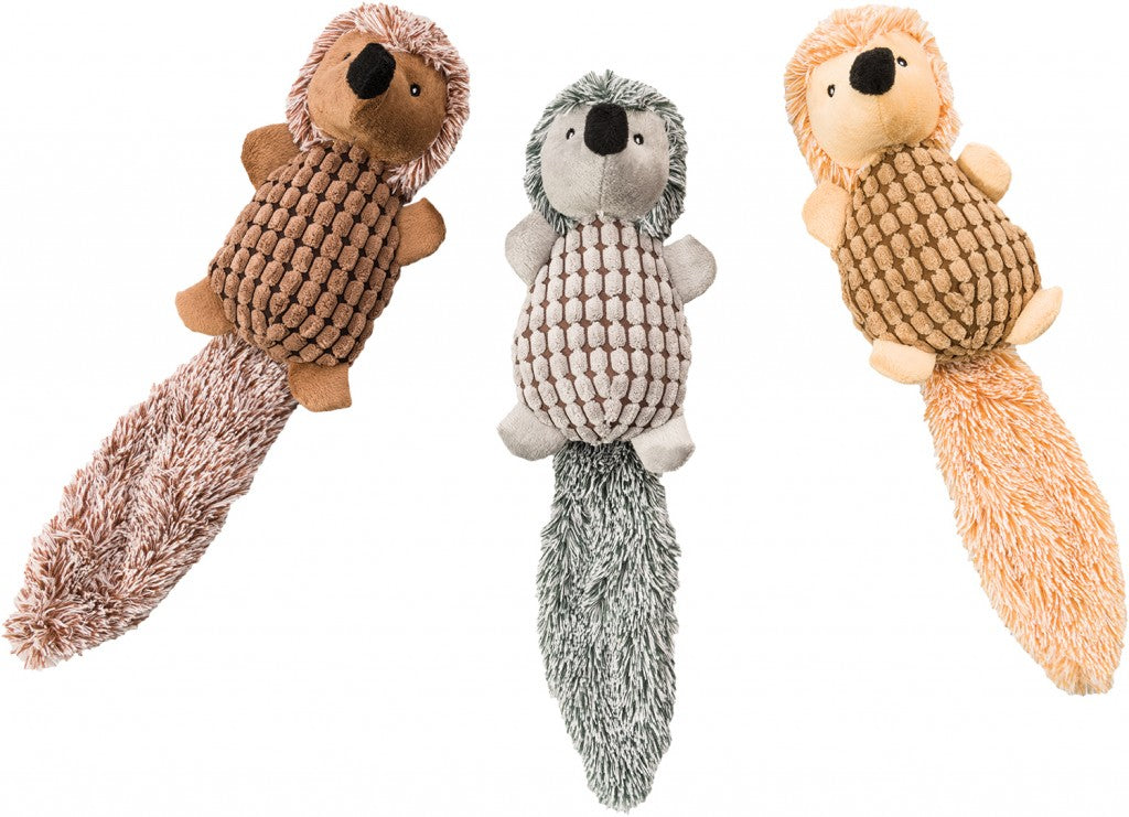 Spot Ethical Pet Dog Toy Long Tail Hedgehogs 16In Assorted