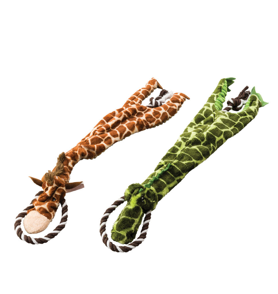 Spot Ethical Pet Dog Toy Skinneeez Tugs Jungle 23In Assorted