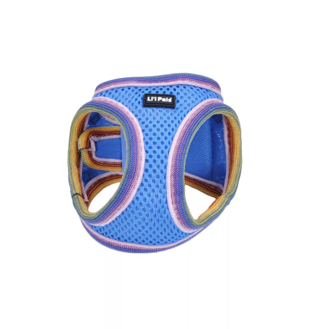 Coastal Li'l Pals Comfort Mesh Dog Harness 3/8in Wide 8-10in Blue Lagoon